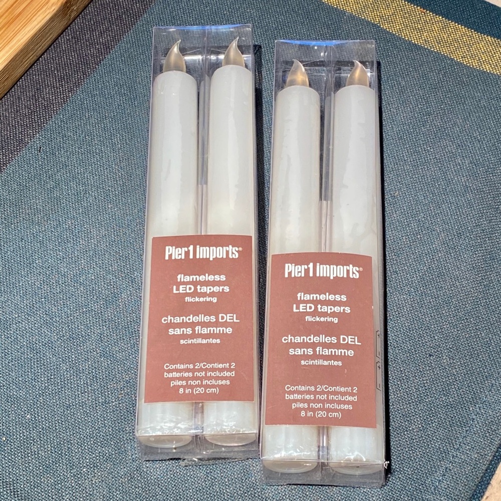 Flame less LED flickering tapers